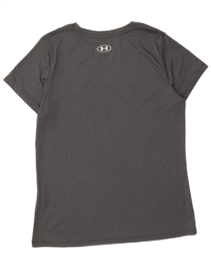 Under Armour T-Shirt Graphique Homme Gris Moyen Polyester