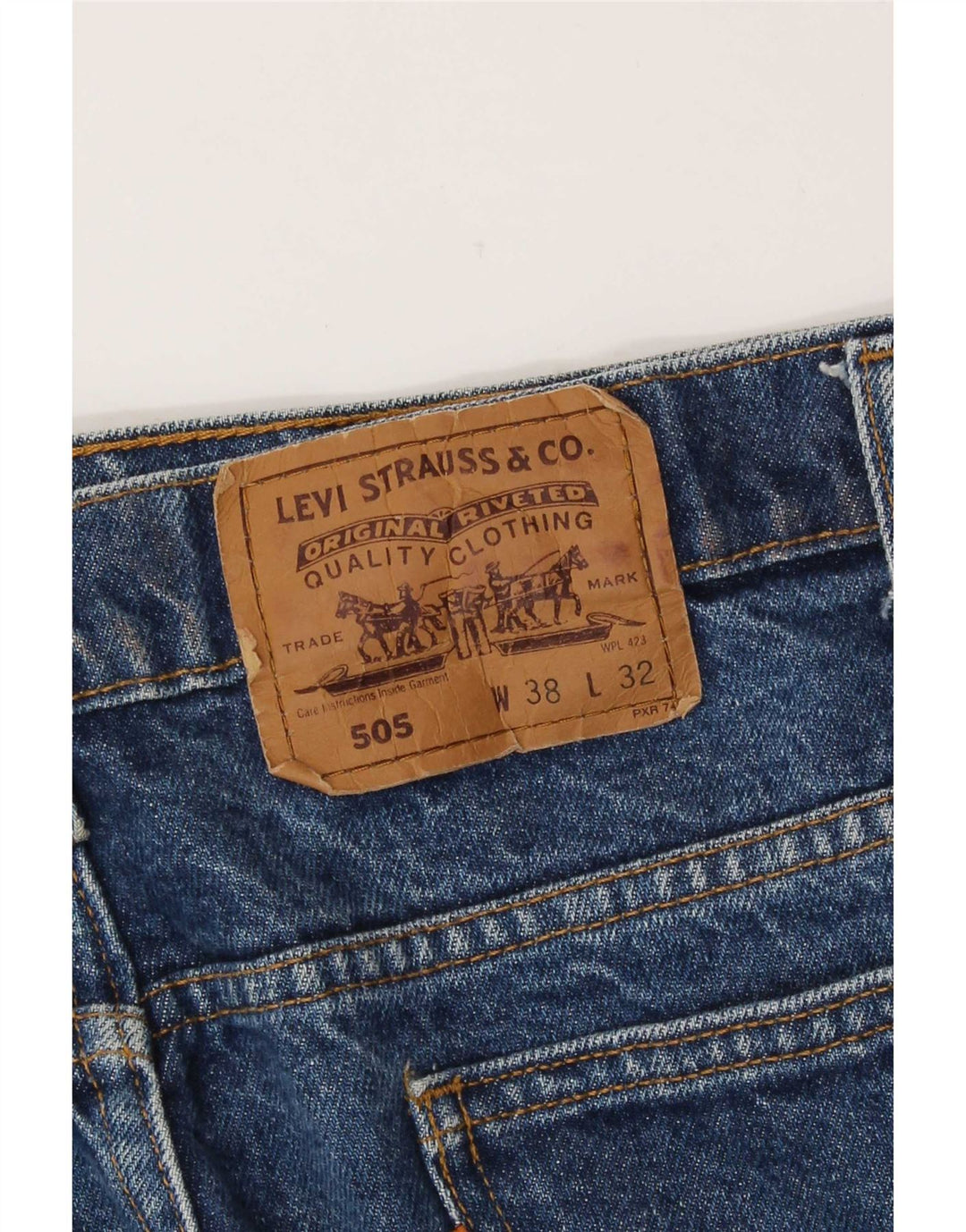 Levi's Jean Droit 505 Homme Bleu W38 L30
