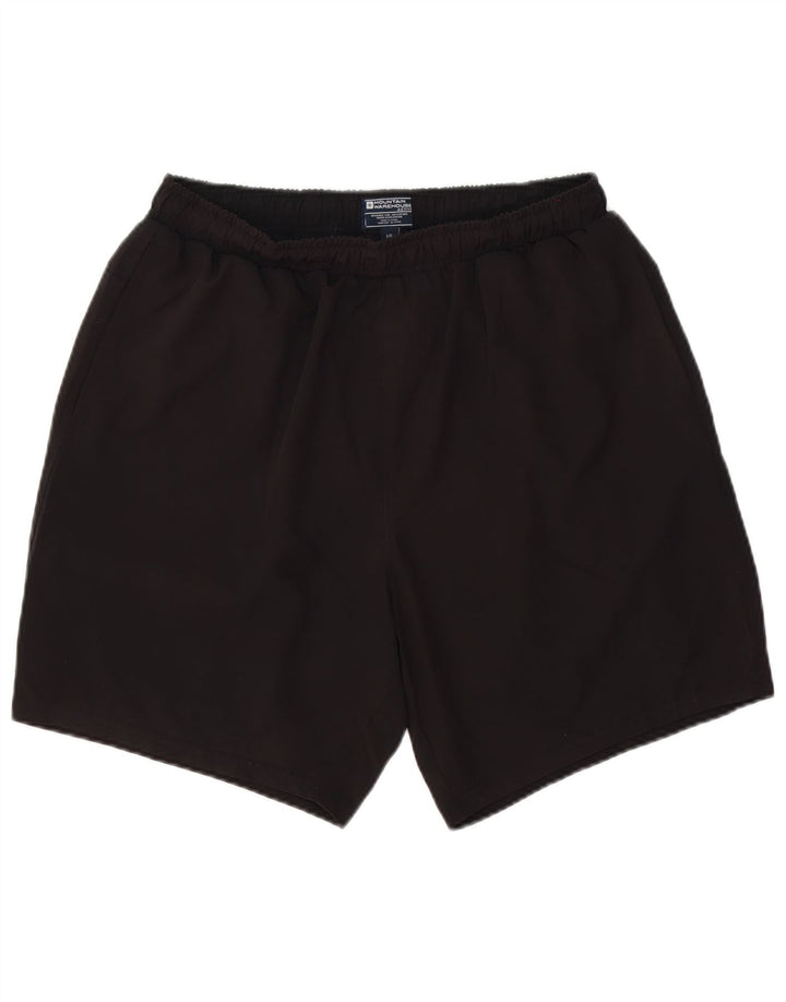 Mountain Warehouse Short de sport pour homme en polyester noir Taille L