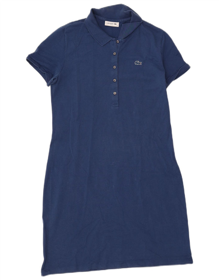 LACOSTE Robe polo coupe slim pour femme Taille 42 Grand Bleu marine