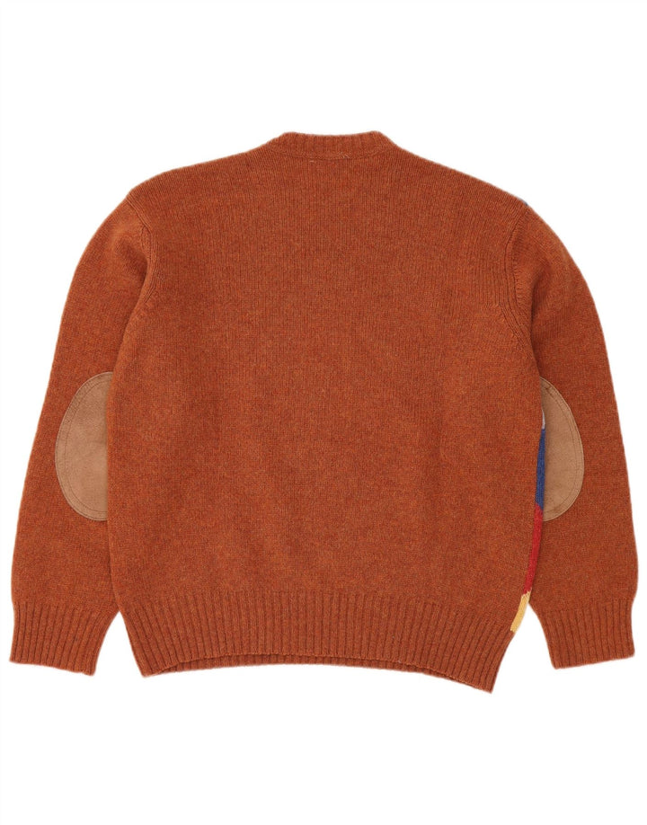 BROOKSFIELD Pull à col rond pour homme IT 50 Marron moyen