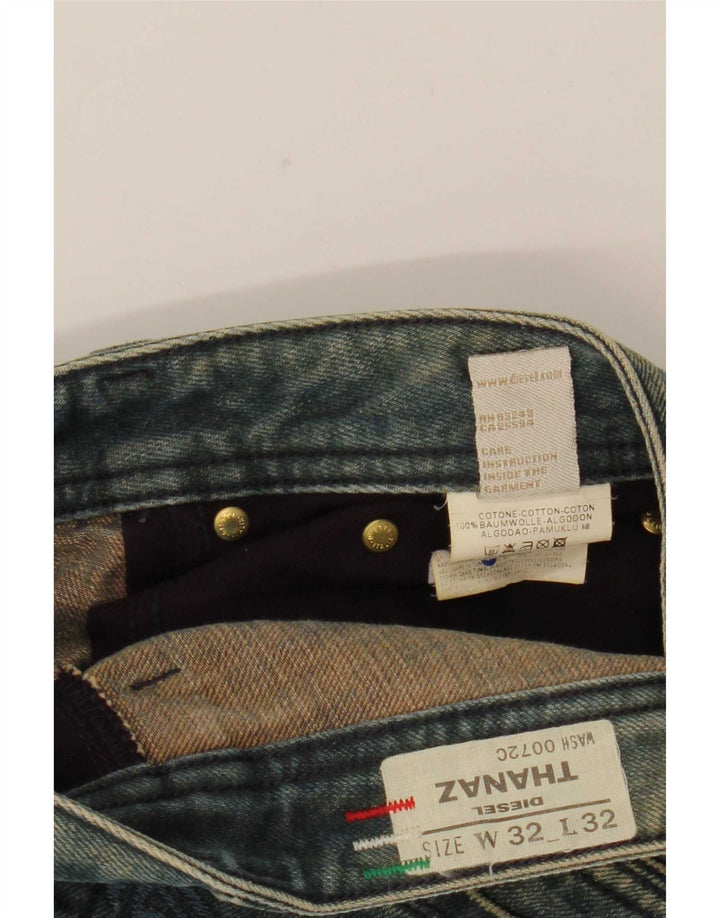Diesel Jean Court Thanaz W32 L24 Homme Bleu Coton