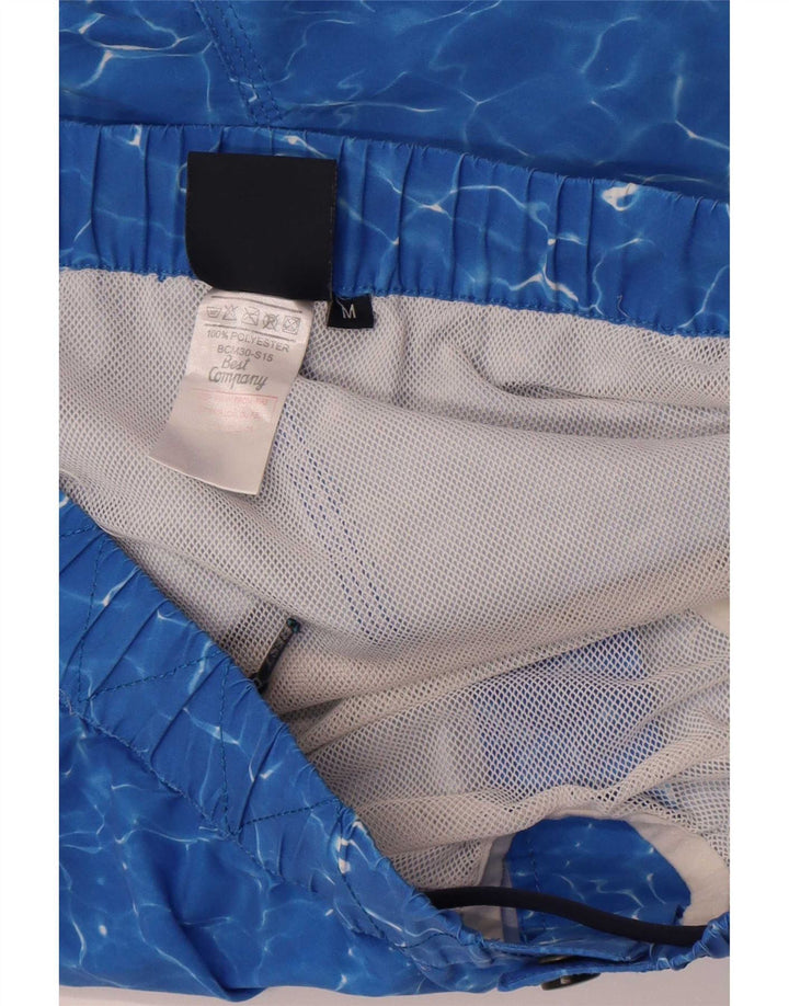 Best Company Short de bain pour homme en polyester bleu moyen Tie Dye