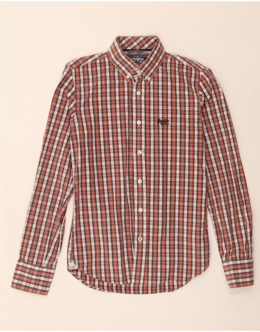 Superdry Chemise Medium Multicolore Check Cotton Homme