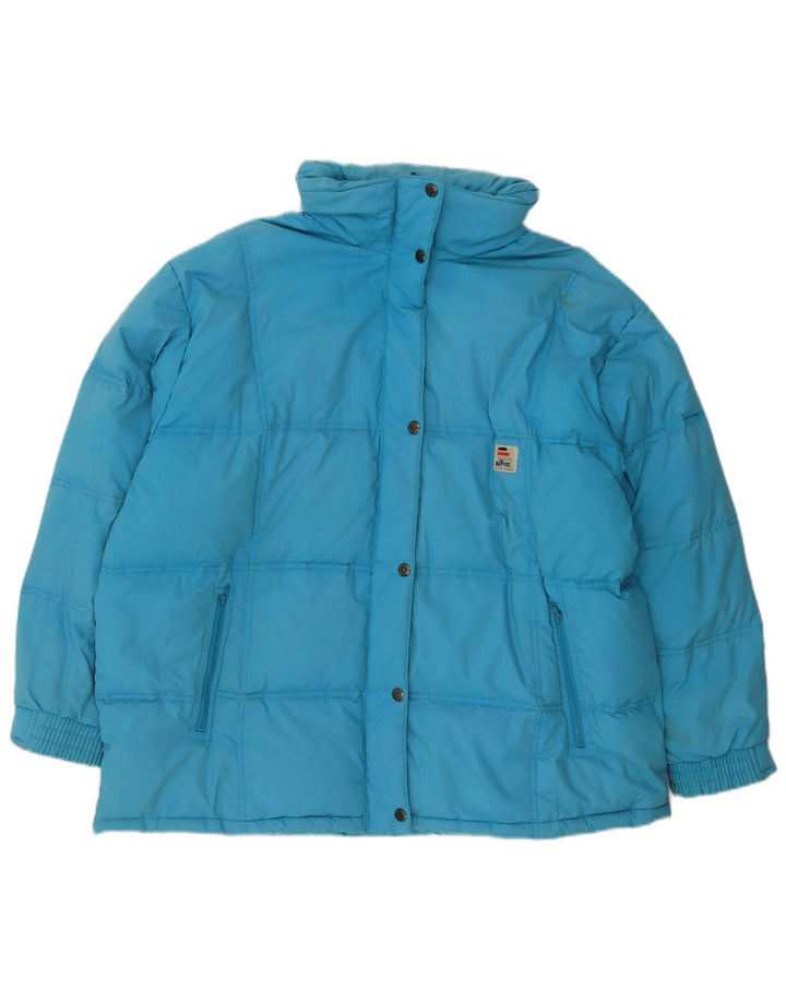 Elho Veste matelassée surdimensionnée à capuche pour femme UK 18 XL Bleu
