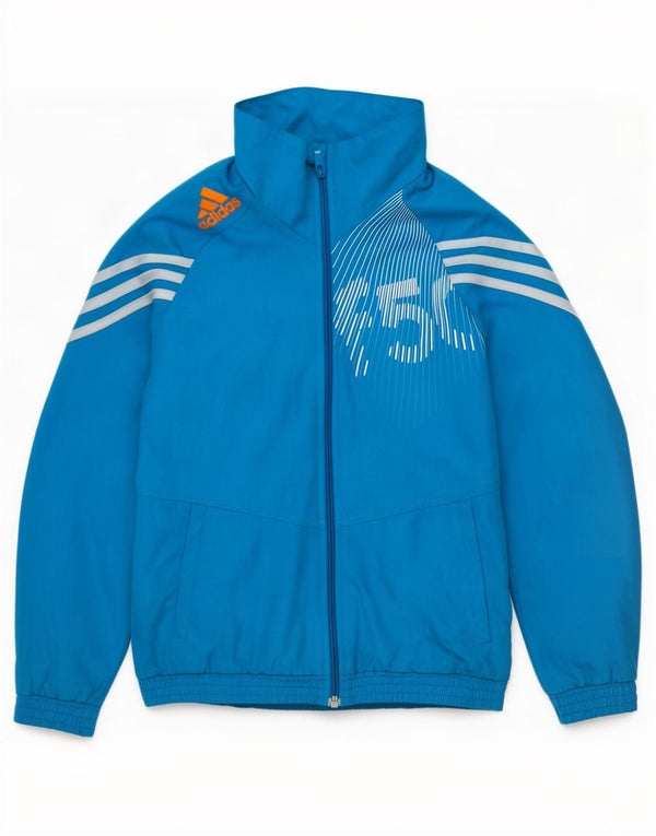 Veste de survêtement Adidas Garçon F50 Graphic 11-12 ans Bleu Polyester