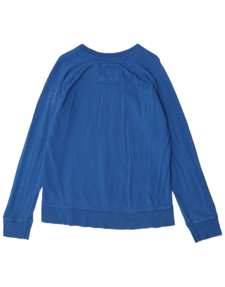 Crew Clothing Sweat-shirt pour femme en coton bleu moyen UK 42