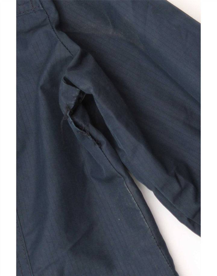 Hollister Veste bomber à capuche pour femme UK 10 Small Bleu marine Polyester