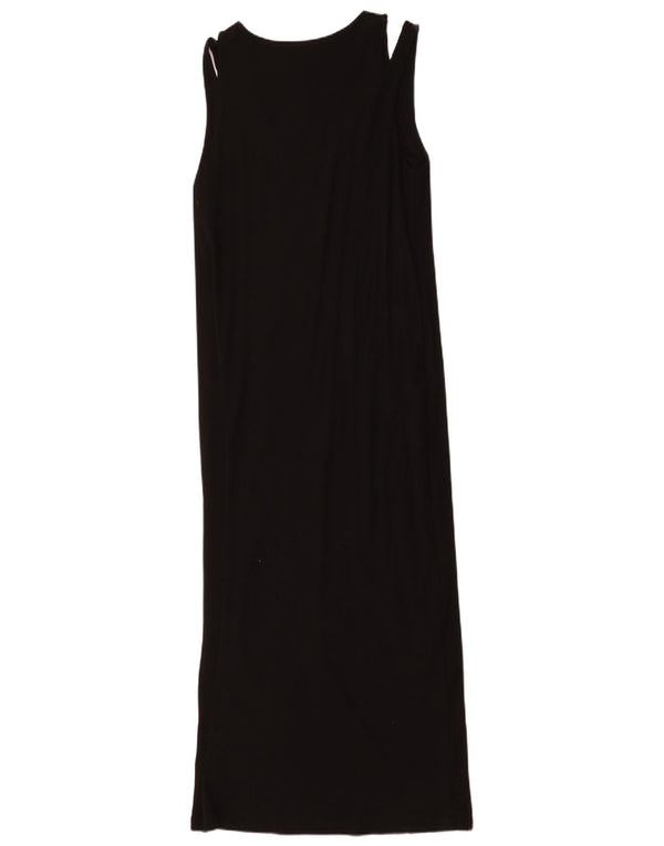 MINT VELVET Robe longue sans manches pour femme UK 12 Noir moyen