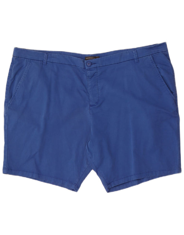 French Connection Short Chino Homme W48 4XL Bleu Coton