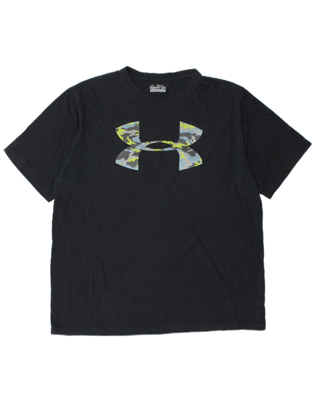 UNDER ARMOUR T-shirt Heat Gear pour homme, coupe régulière, noir, 2XL