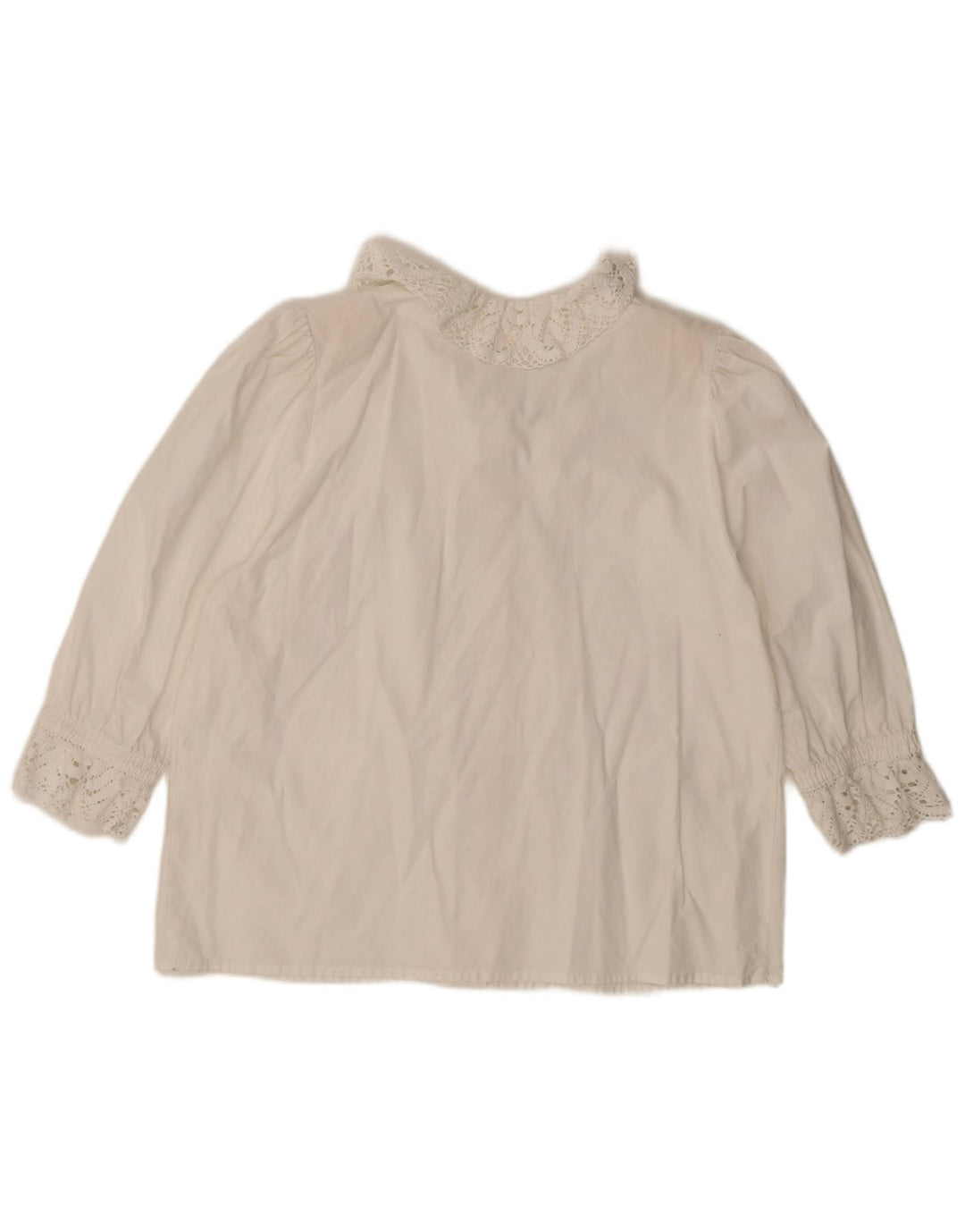 Distler Chemisier à manches 3/4 pour femme EU 48 2XL Blanc