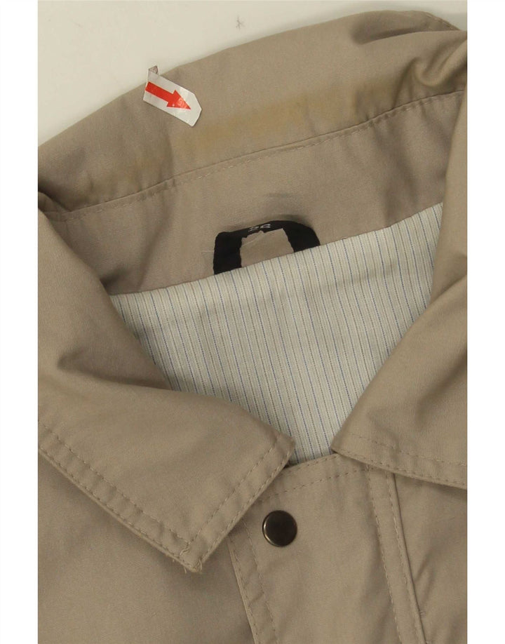 C & A Veste Bomber Homme UK 40 Large Gris Polyester