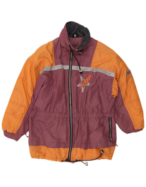 C&A Veste de ski pour homme UK 36 Small Orange Colourblock Nylon
