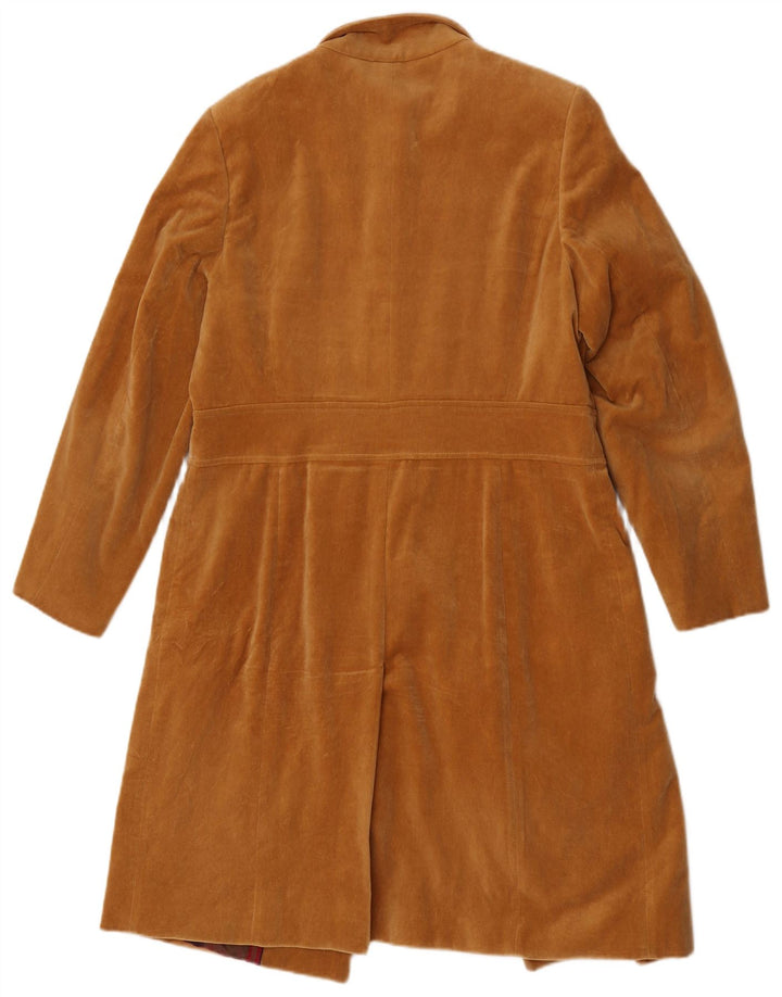 Marina Rinaldi Manteau en velours surdimensionné pour femme Taille 19 Petit Beige