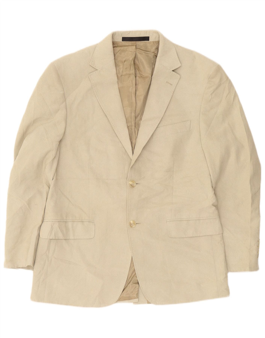 Marks & Spencer Veste blazer courte à 2 boutons pour homme UK 38 Beige moyen