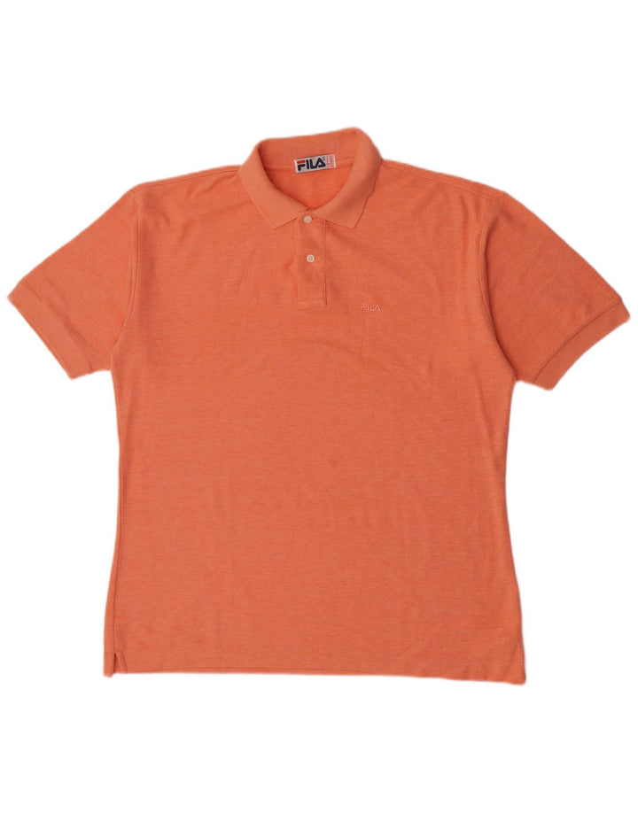 Fila Polo Homme IT 50 Coton Orange Moyen