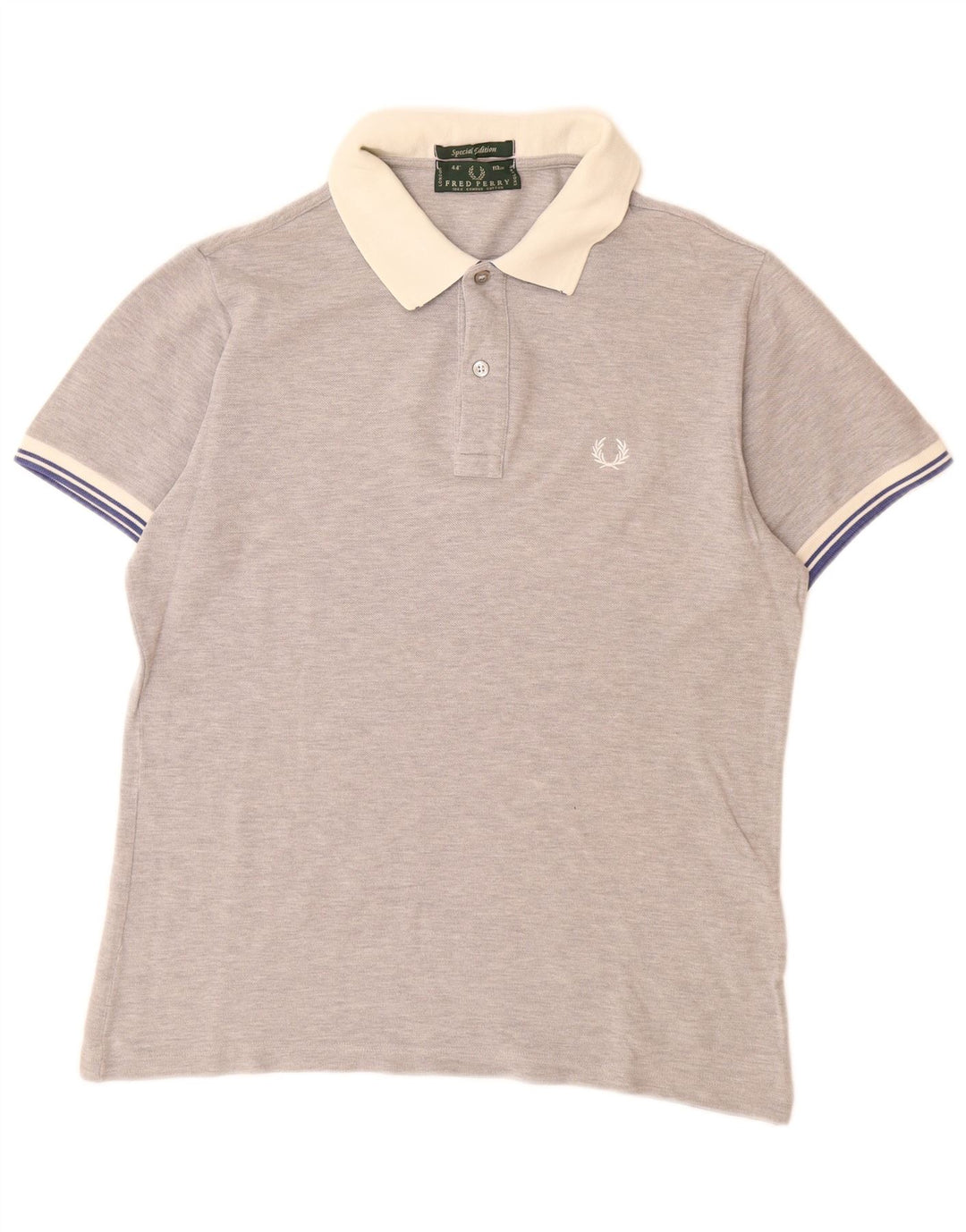 FRED PERRY Polo Homme Gris Moyen Coton