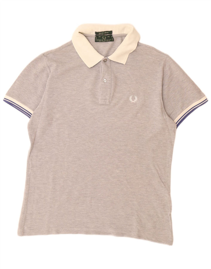 FRED PERRY Polo Homme Gris Moyen Coton