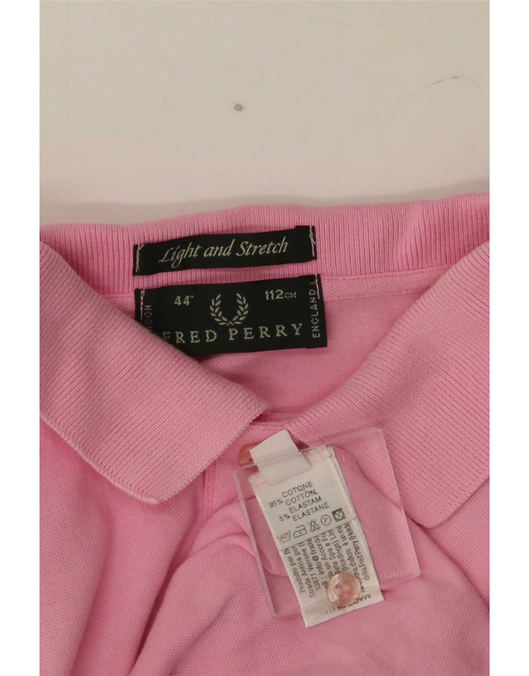 Fred Perry Polo Homme Rose Moyen Coton
