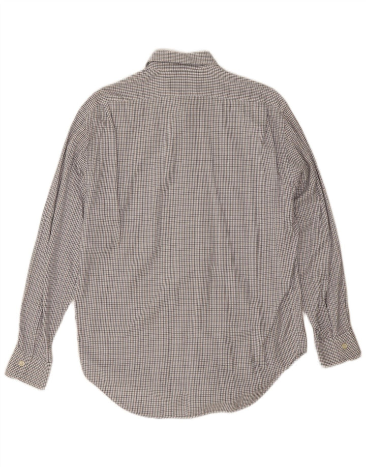 Henry Cottons Chemise homme Taille 39 15 1/2 Vichy gris moyen