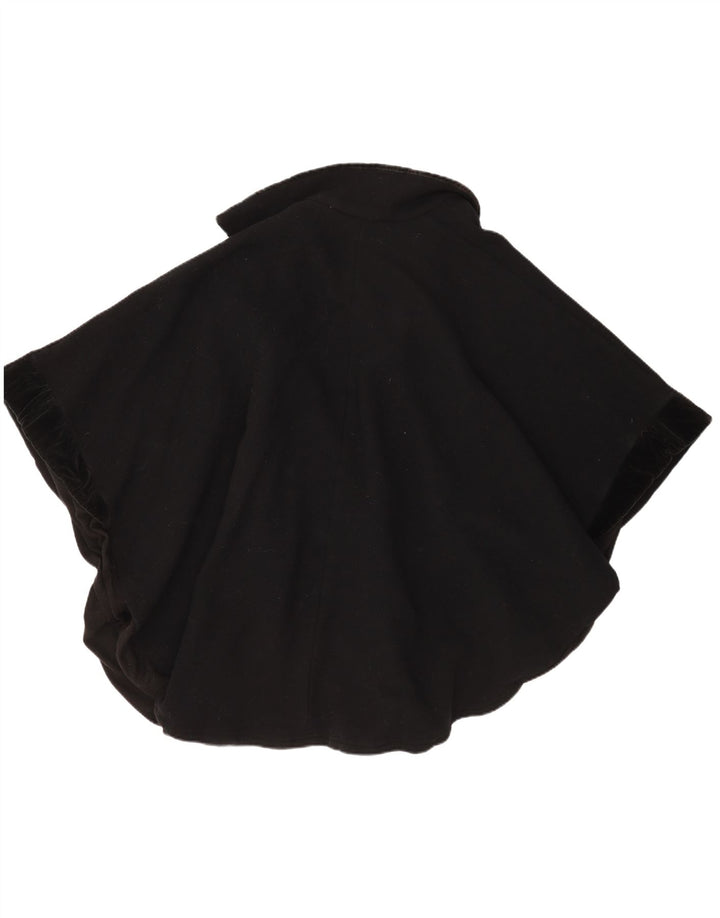 manteau cape surdimensionné vintage pour femmes taille unique noir
