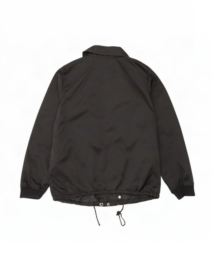 Hollister Veste Bomber Femme UK 16 Large Noir Polyester