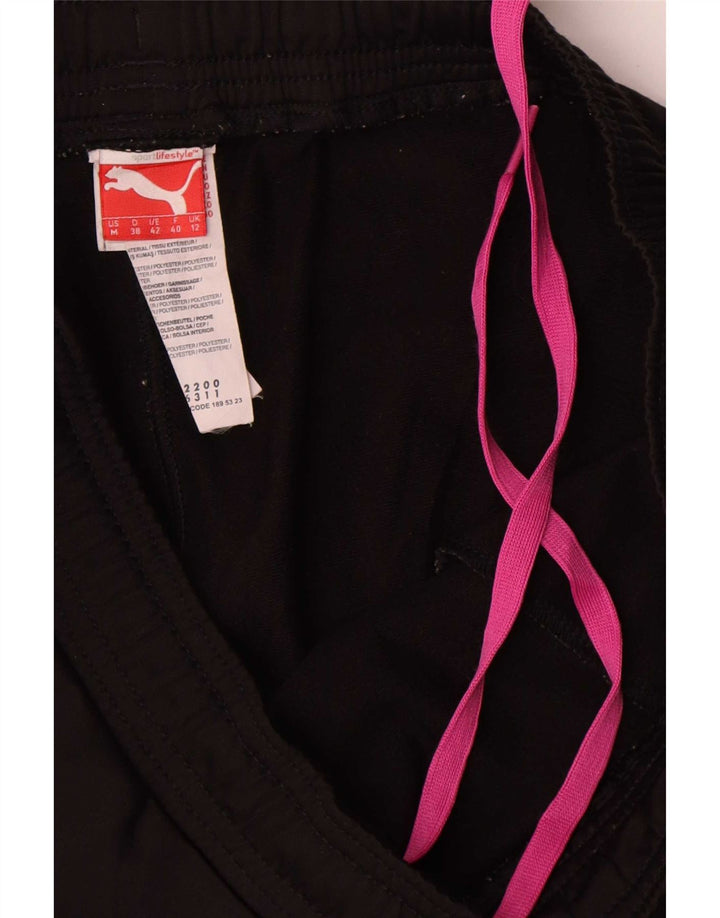 Puma Pantalon de survêtement pour femme UK 12 Medium Noir Polyester