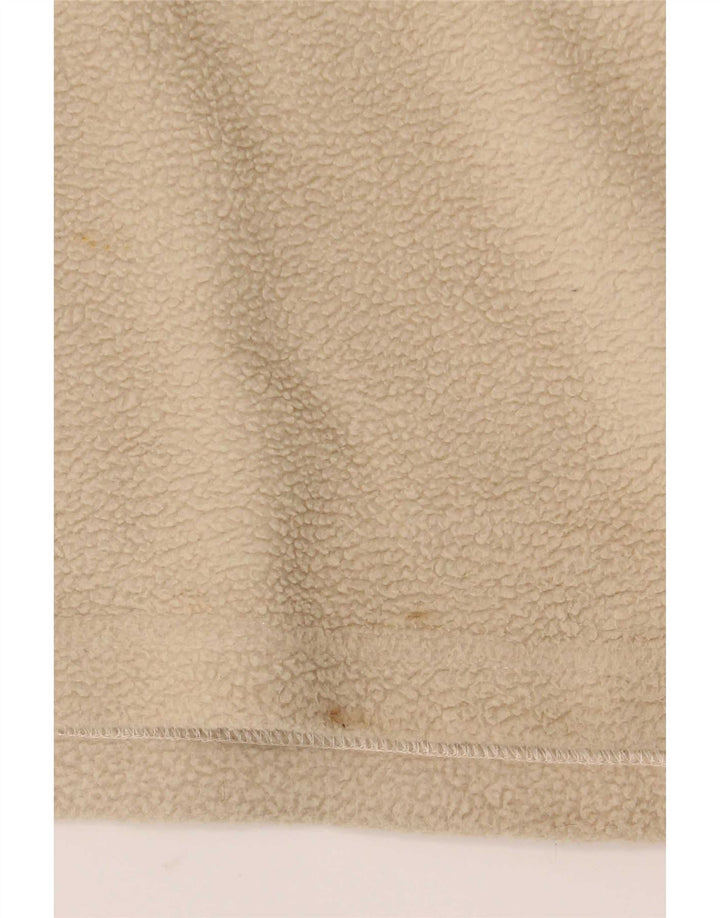 Jack & Jones Pull Polaire à Col Zippé Homme Beige Moyen Polyester