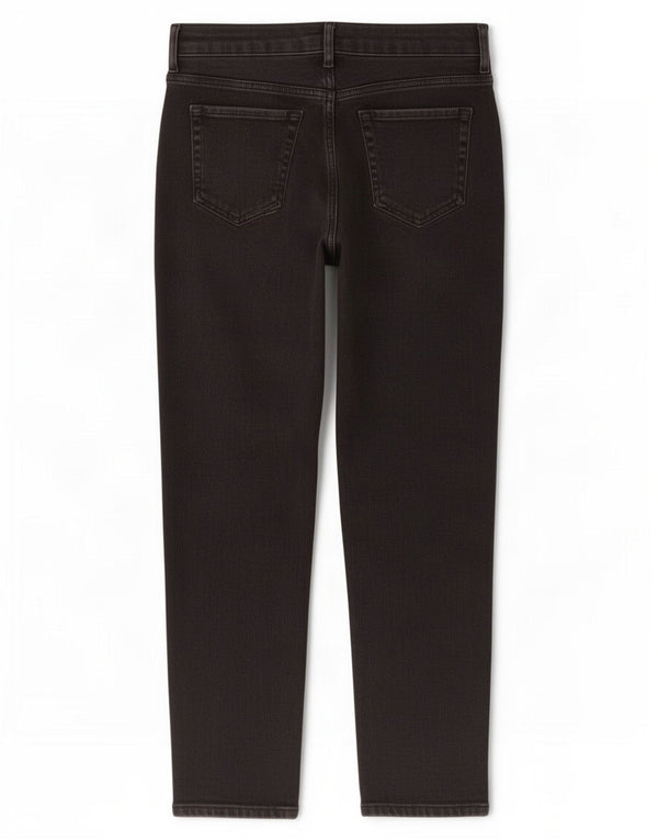 Marks & Spencer Jean Mom Tapered pour femme UK 12 Medium W30 L27 Coton noir