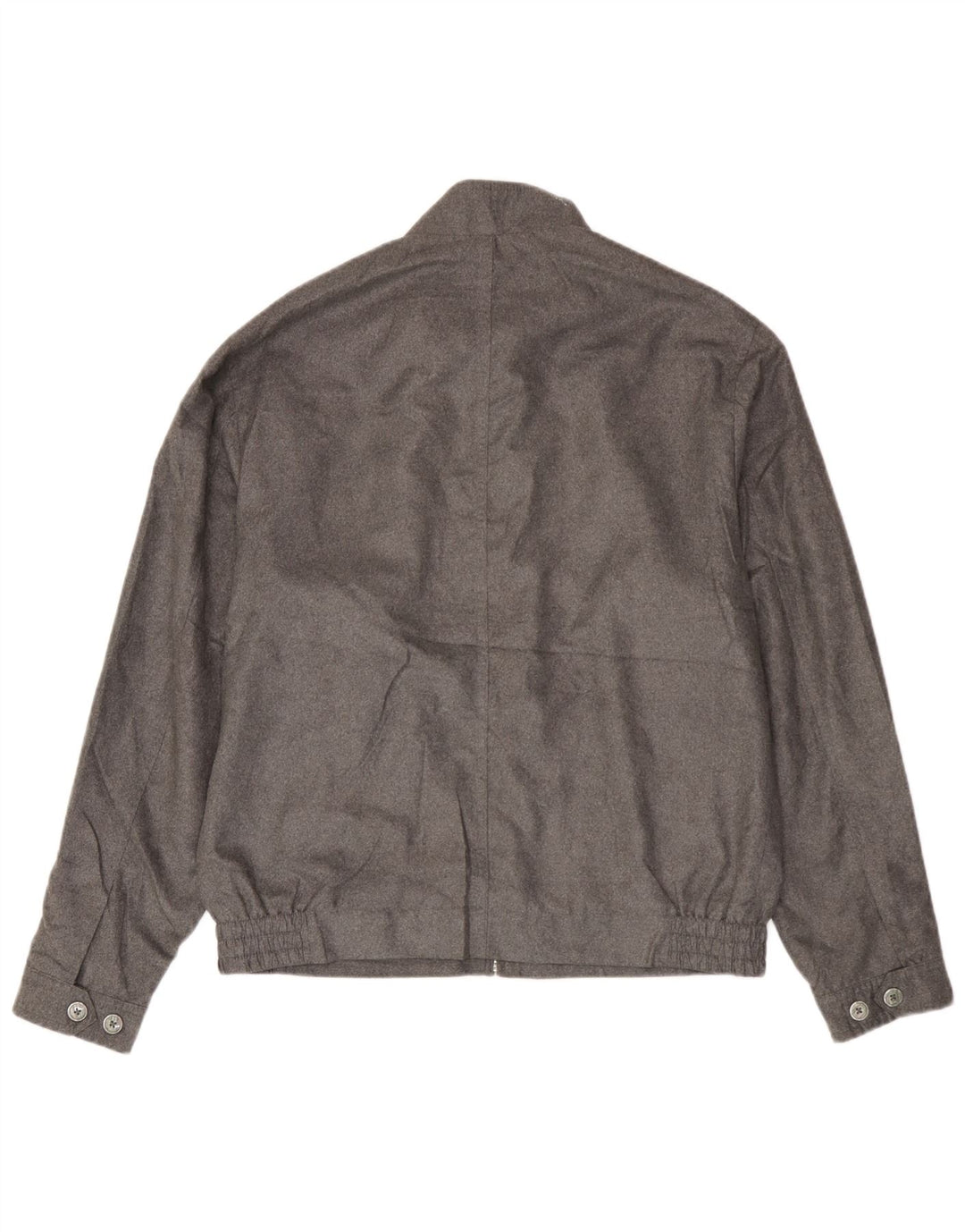 Marks & Spencer Veste Bomber Homme UK 38 Moyen Argent Polyester