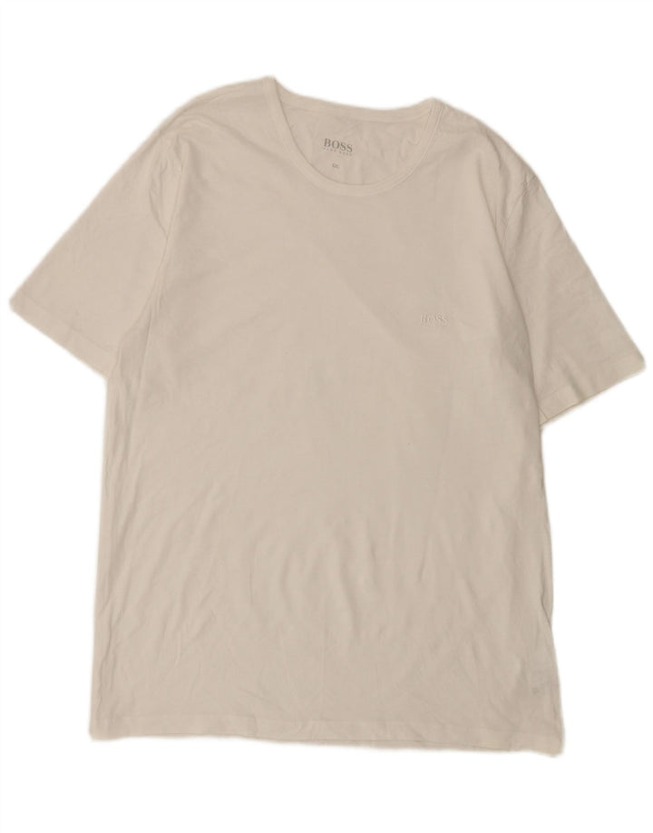 Hugo Boss T-Shirt Homme Top 2XL Coton Blanc