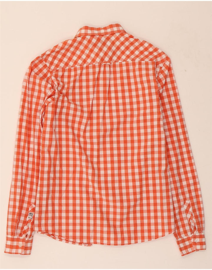 SCOTCH & SODA Mens Shirt Medium Red Gingham Cotton Vintage Scotch & Soda and Second-Hand Scotch & Soda from Messina Hembry 