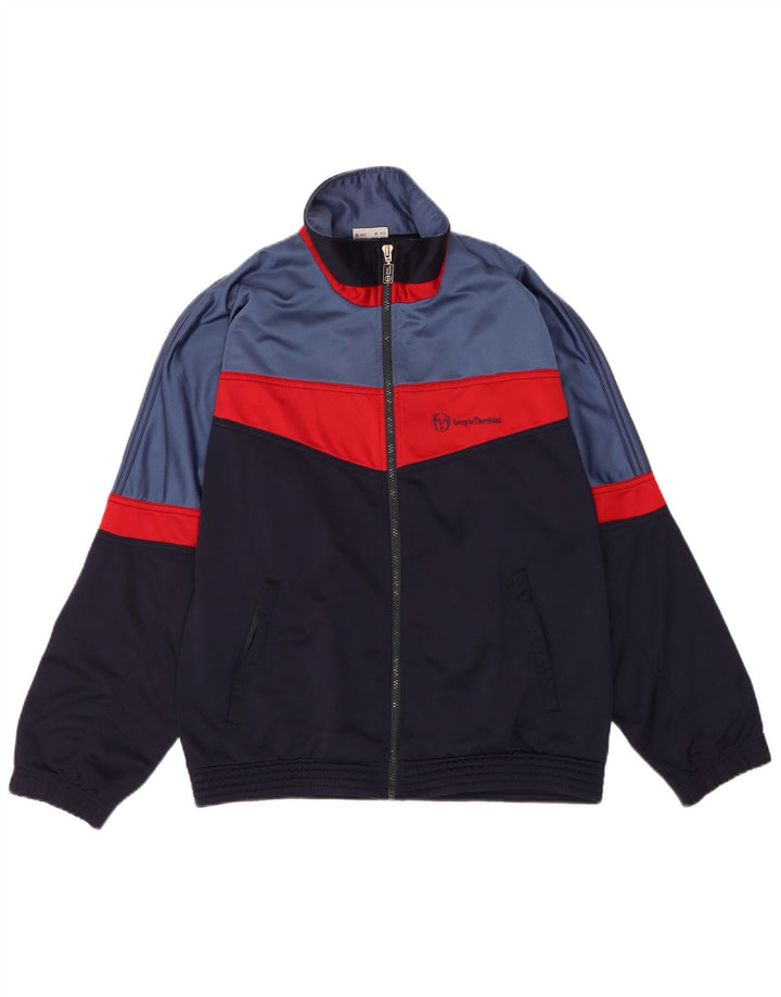Sergio Tacchini Survêtement complet pour homme IT 46 Small Bleu marine Colourblock