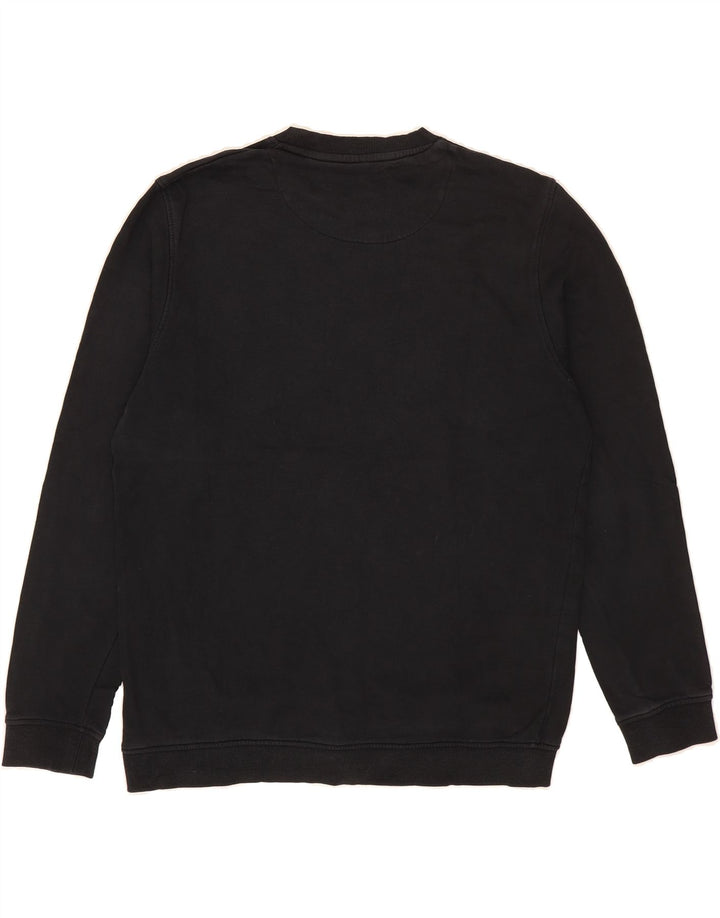 JACK & JONES Mens Graphic Sweatshirt Jumper XL Black Cotton Vintage Jack & Jones and Second-Hand Jack & Jones from Messina Hembry 