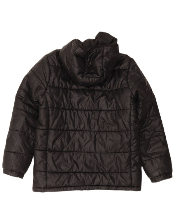 Veste matelassée à capuche Adidas Garçon 11-12 ans Noir Polyester