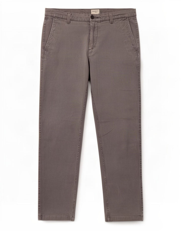 Dockers Pantalon Chino Slim Homme W32 L29 Gris Coton