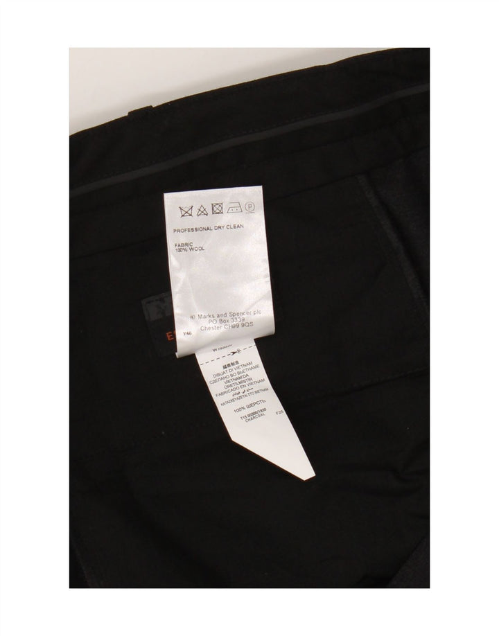 Marks & Spencer Pantalon Chino Pegged Homme W40 L29 Gris Laine