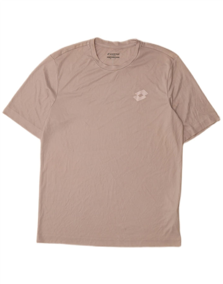 Lotto T-Shirt Homme Gris Moyen Polyester