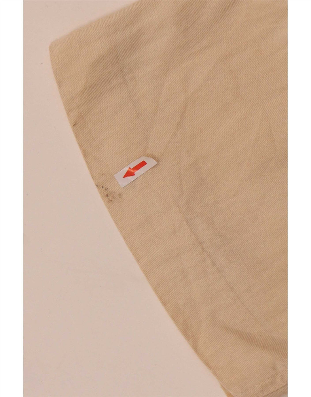 Pantalon Chino Droit Femme Zara Moyen W28 L32 Lyocell Blanc Cassé