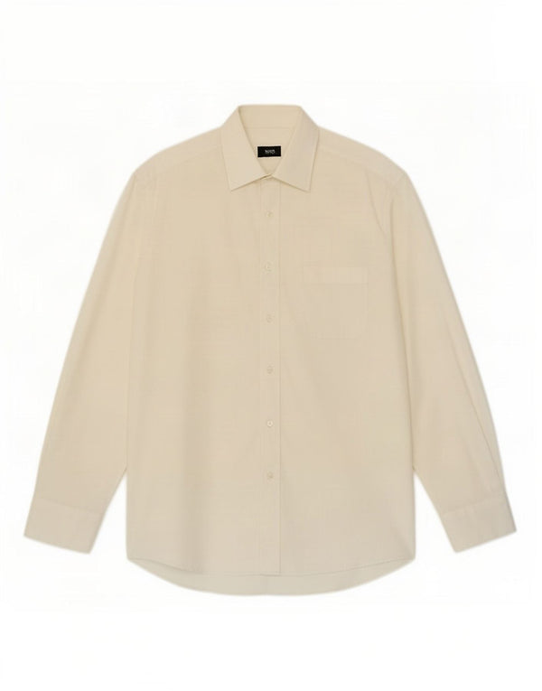Hugo Boss Chemise Homme Taille 39 15 1/2 Coton Blanc Moyen