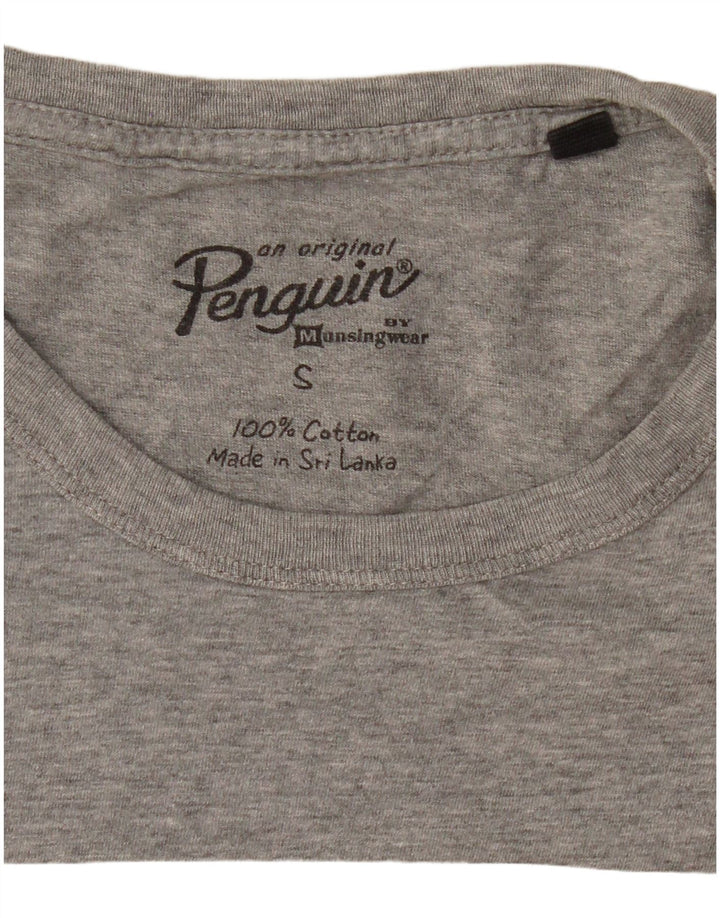 PENGUIN T-Shirt Graphique Homme Petit Gris Coton