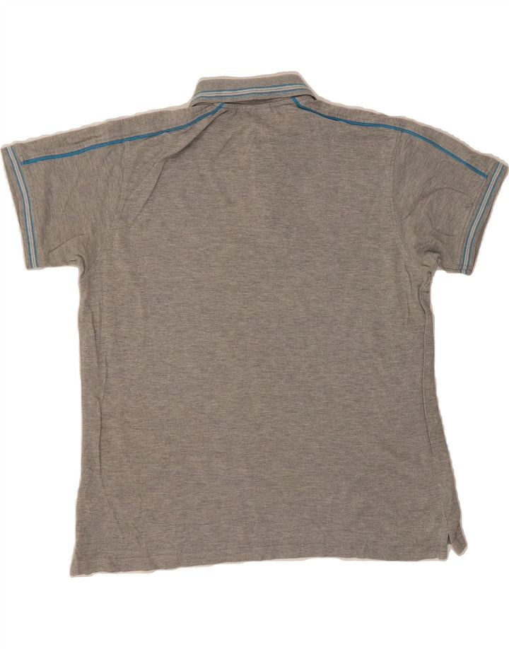 LOTTO Mens Polo Shirt Large Grey Cotton Vintage Lotto and Second-Hand Lotto from Messina Hembry 