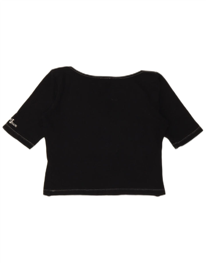 Armani Jeans T-Shirt Court Femme IT 44 Noir Moyen