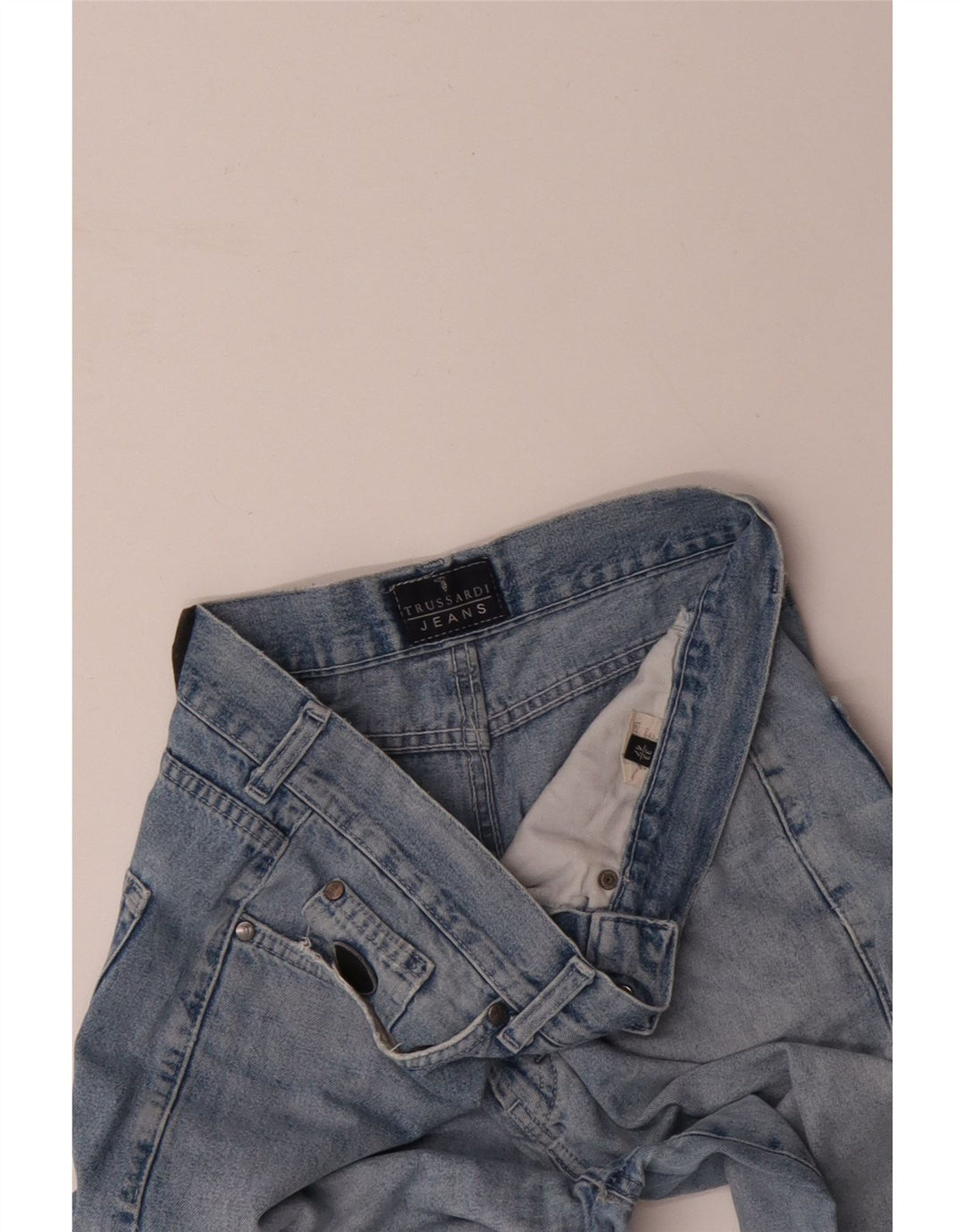 TRUSSARDI Jean Fuselé W33 L28 Homme Bleu