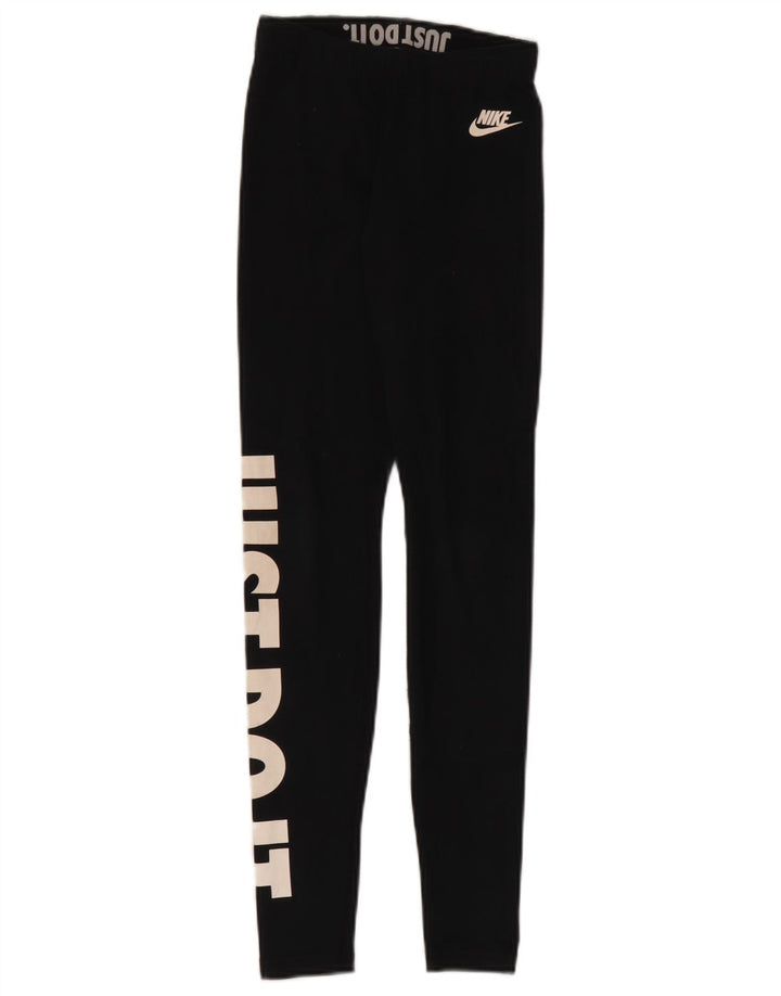 Nike Legging graphique pour femme UK 4 XS Noir
