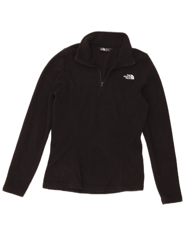 The North Face Pull polaire à col zippé pour femme UK 6 XS Noir Polyester