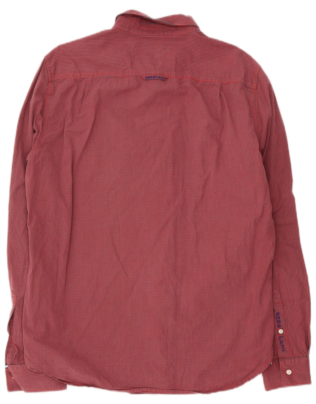 Superdry Chemise Homme XL Rouge Carreaux Coton