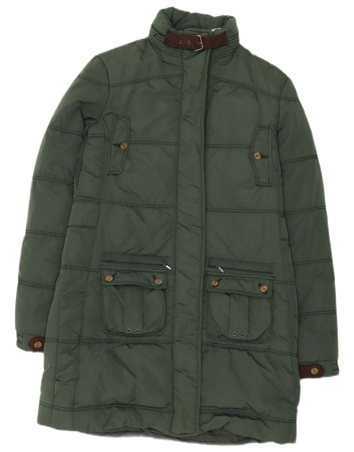 Murphy & Nye Manteau rembourré à capuche pour femme UK 16 Large Vert