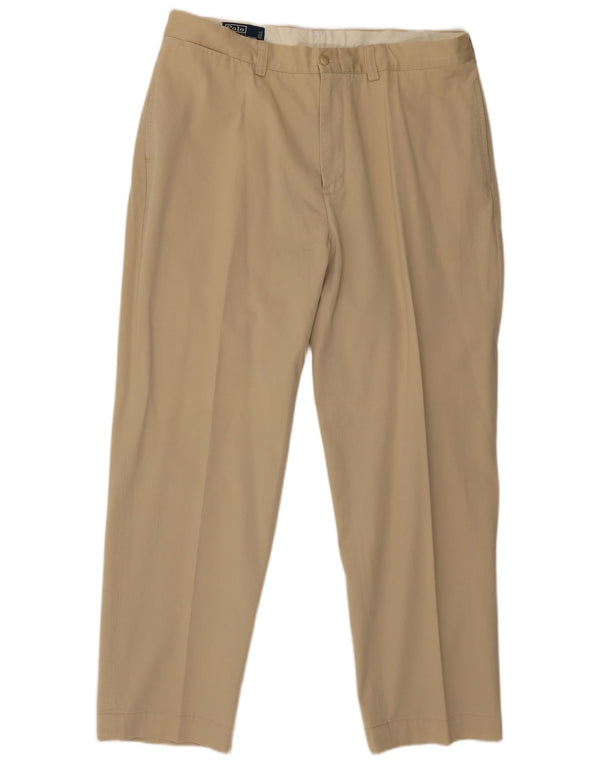 Polo Ralph Lauren Pantalon Chino Droit Homme W38 L30 Coton Beige
